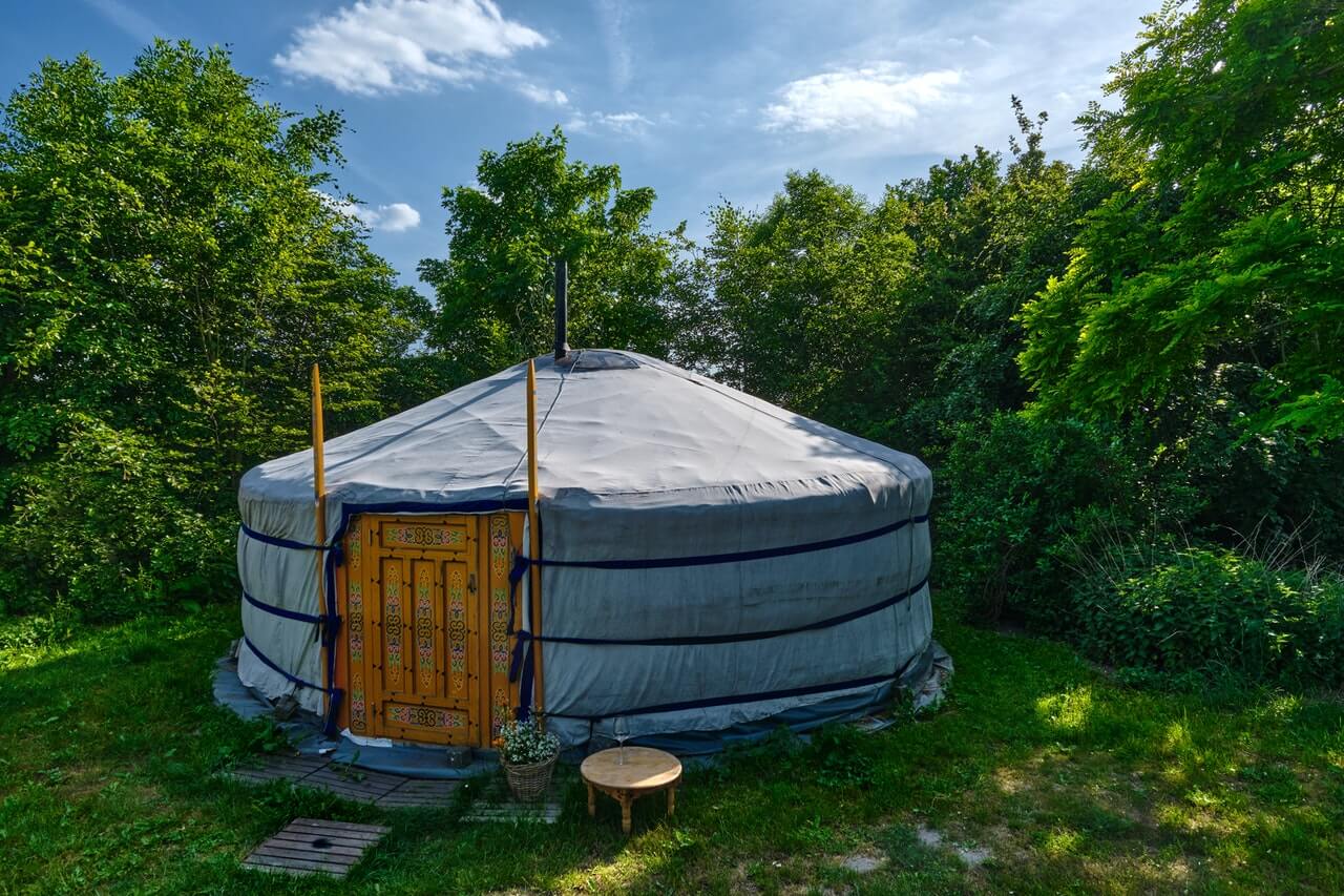 mongolian yurt inside