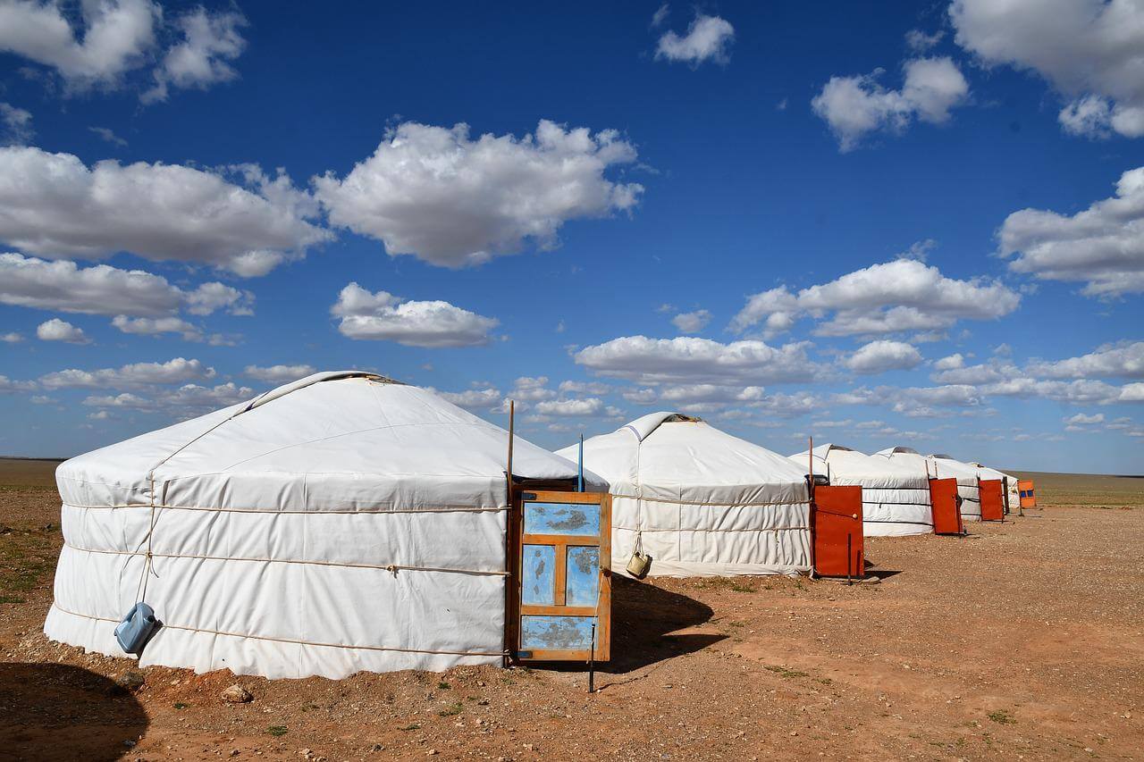 Mongolian yurts