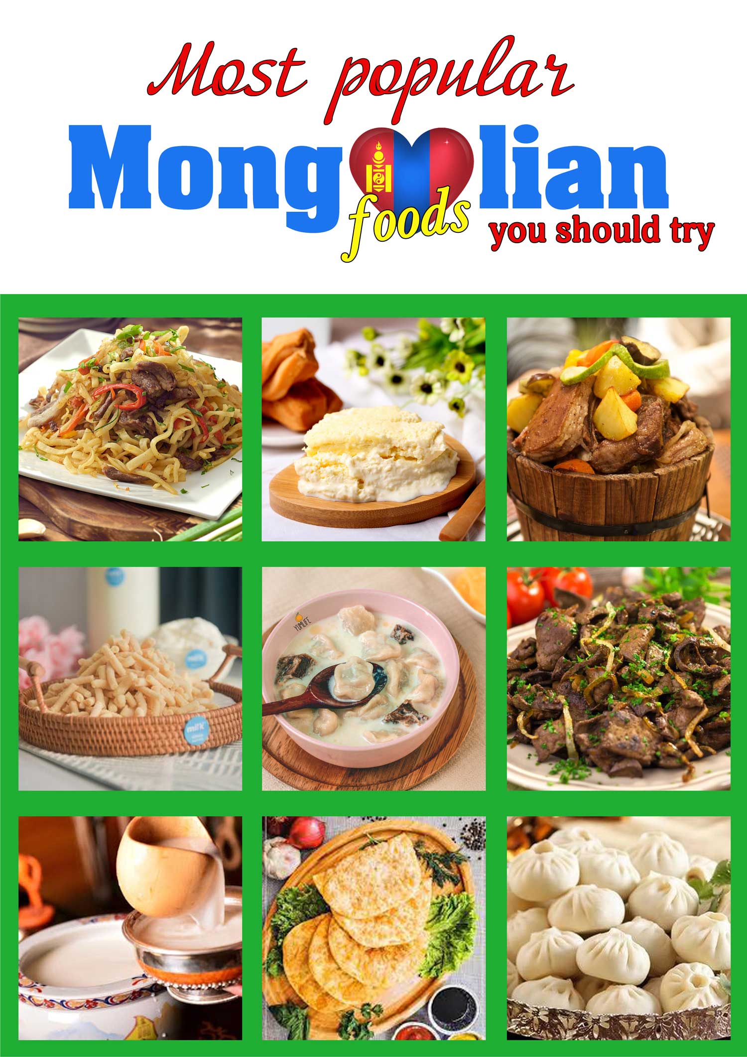 traditional mongolian food recipes