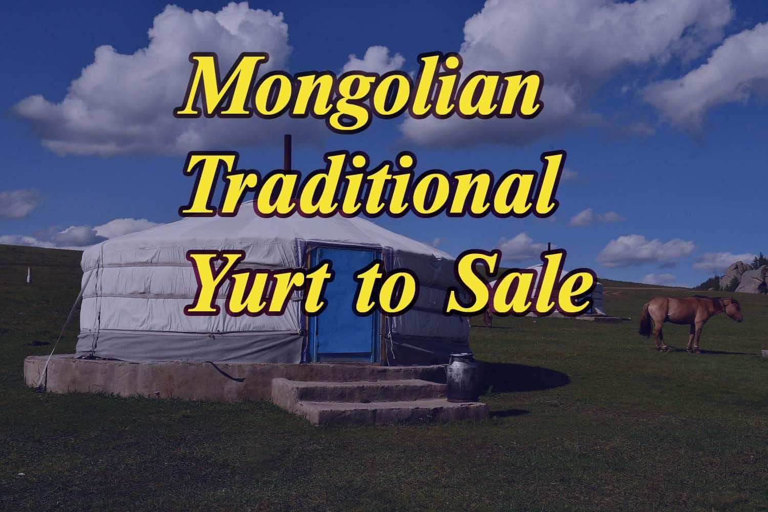 Mongolian tradional ger & yurt for sale