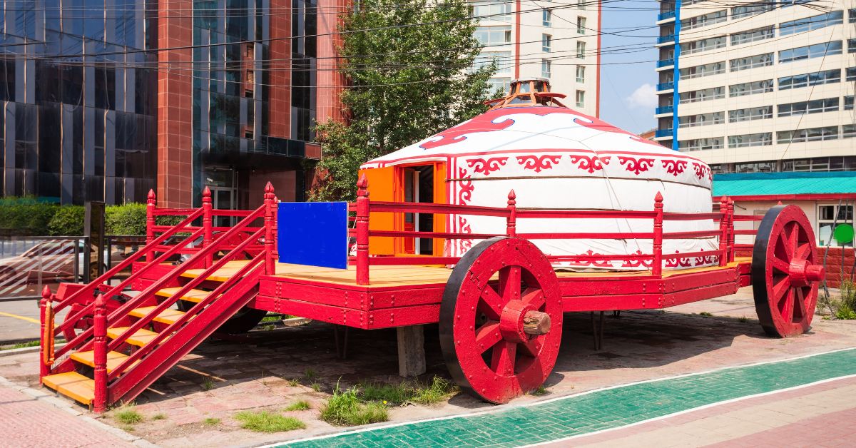 Mongolian yurt or ger