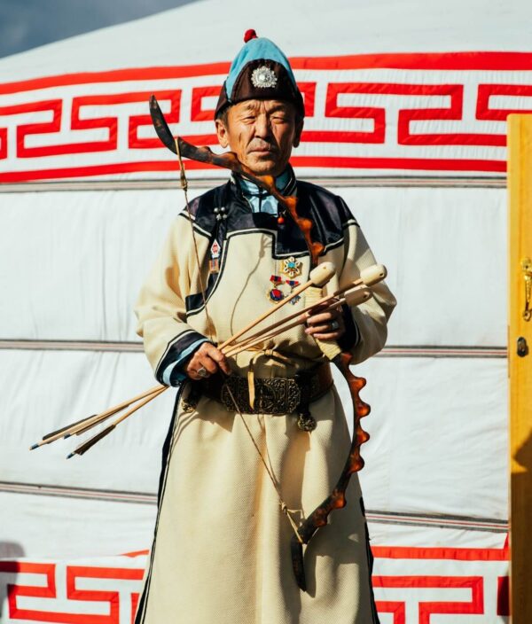 A Traditional Mongolian Belt, Worn with Pride