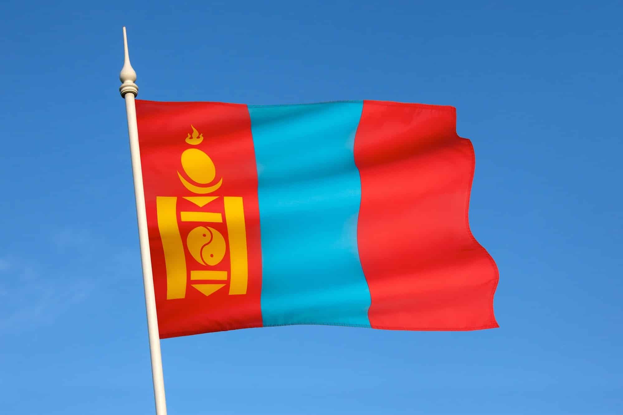 flag of Mongolia