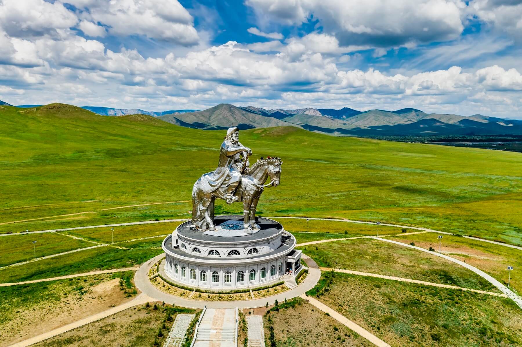 genghis khan statue wallpaper