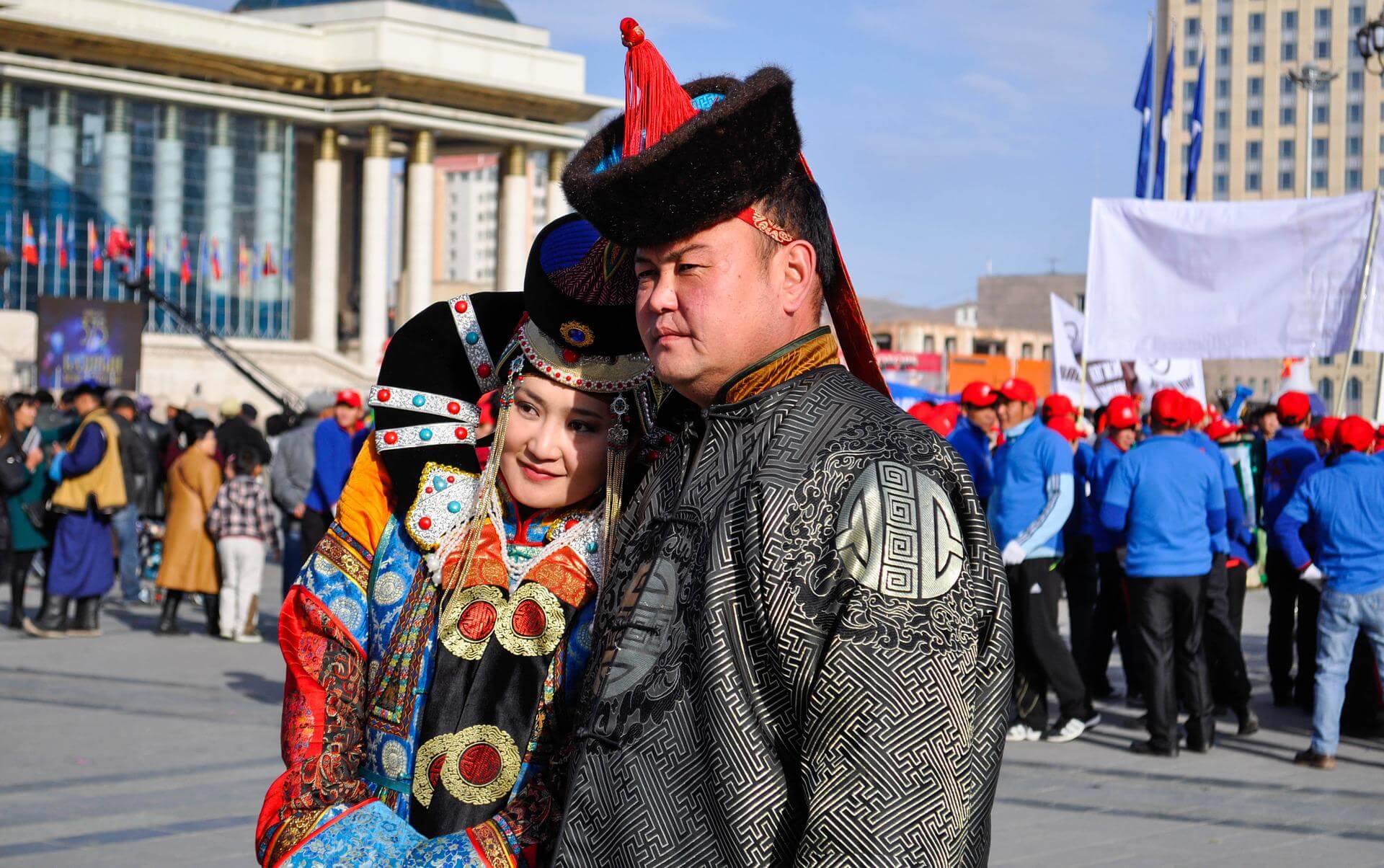 Mongolian traditional clothes