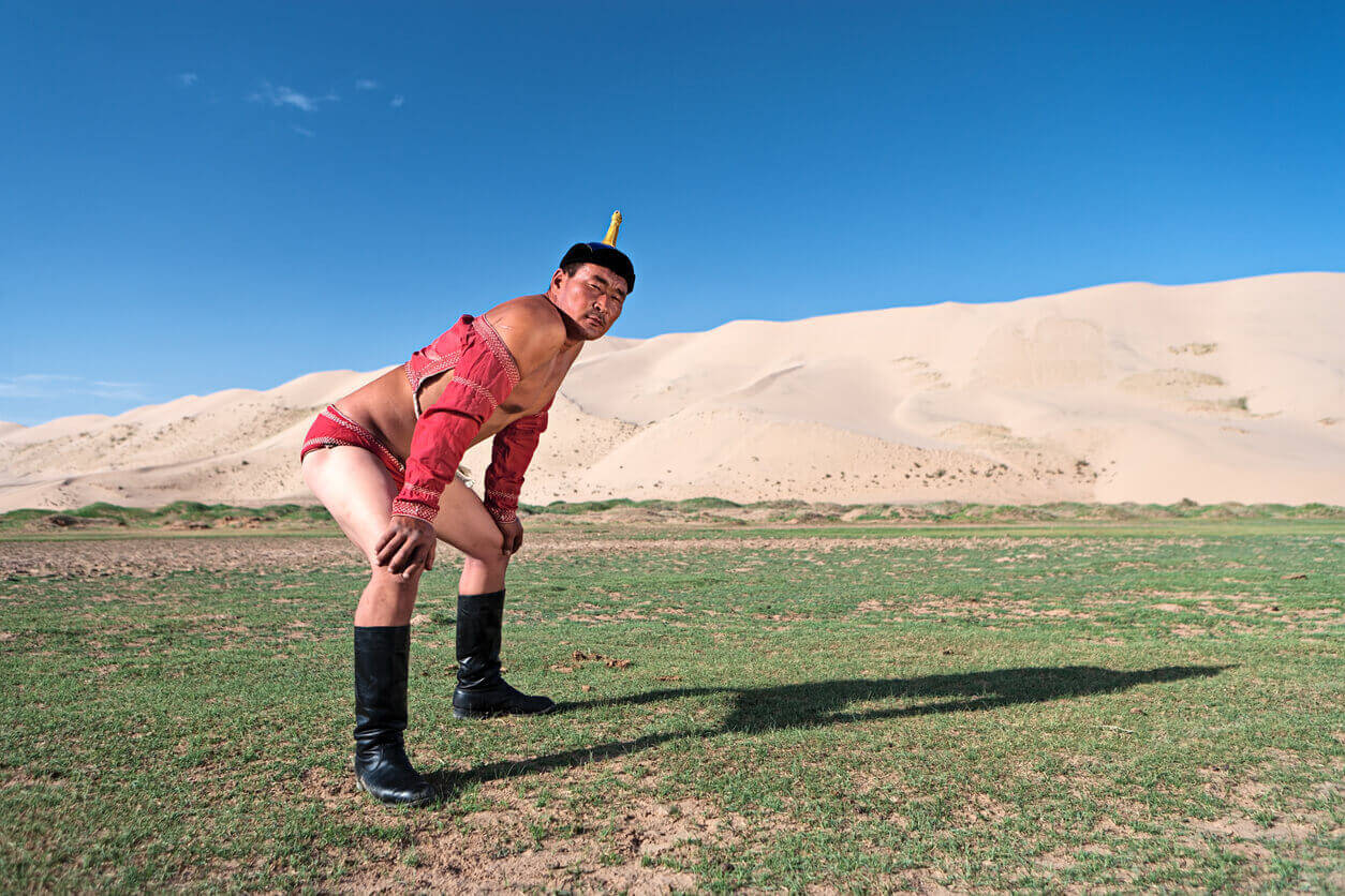 mongolian wrestler