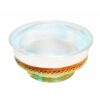 Silver Bamboo Bowl With Main Handle