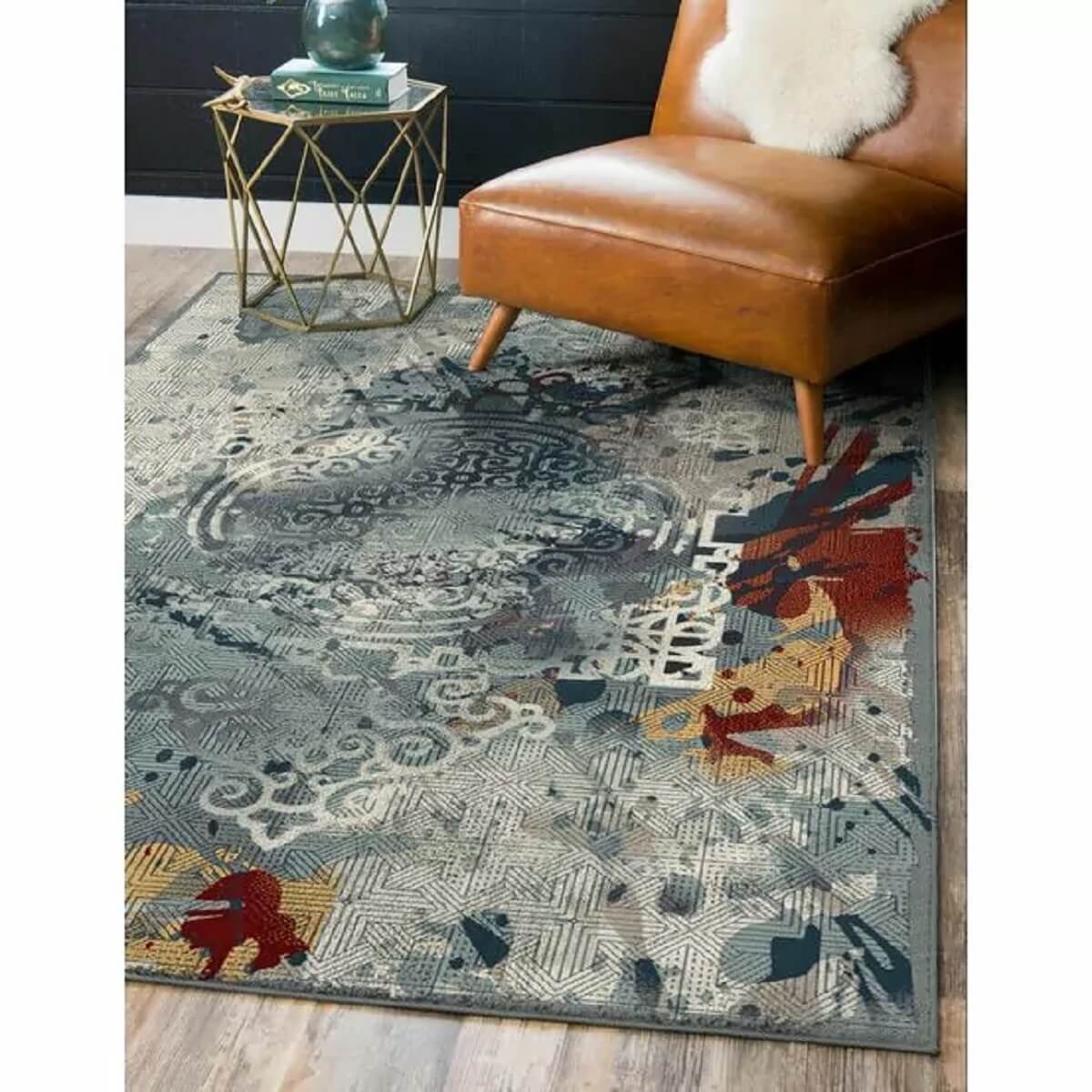 Traditional Pattern Wool Carpet 160x240 cm
