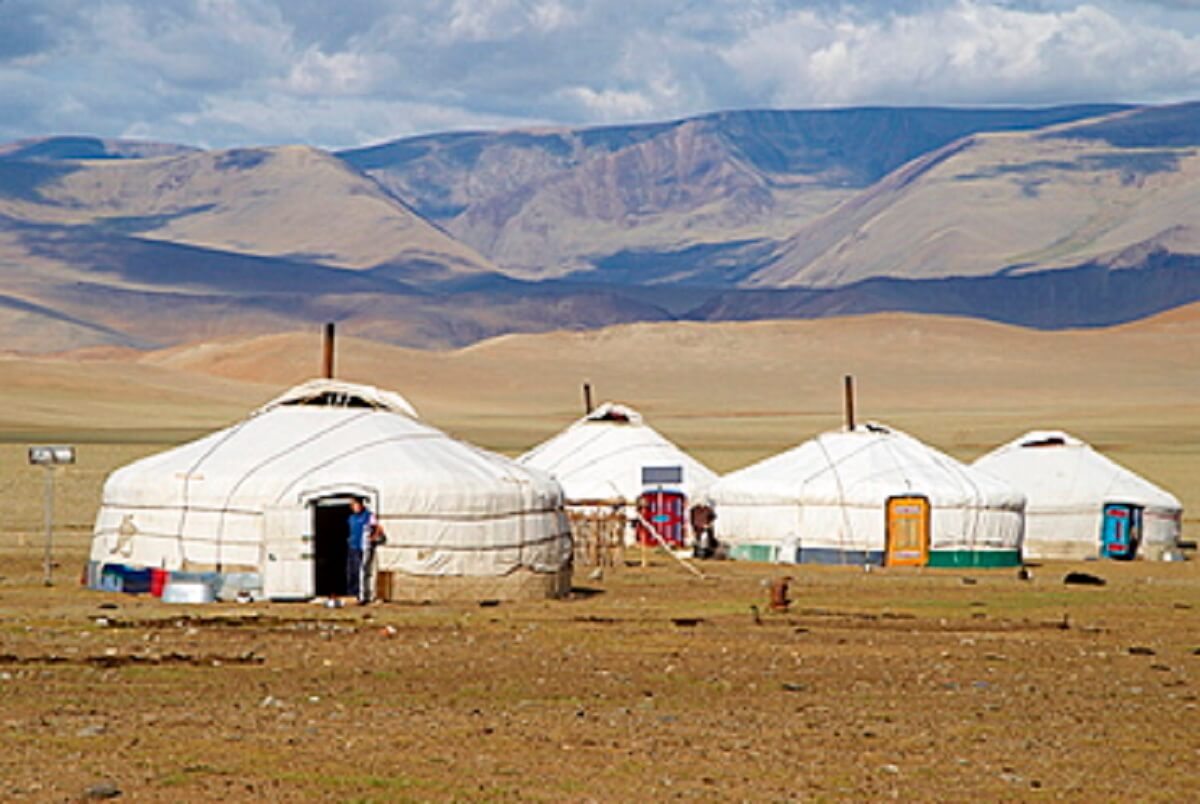 Mongolian ger or yurt