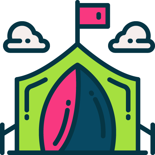 modern mongolian yurt icon