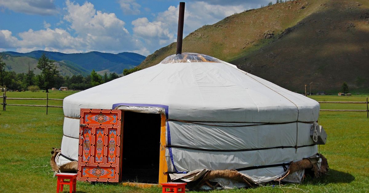 A ger in Mongolia