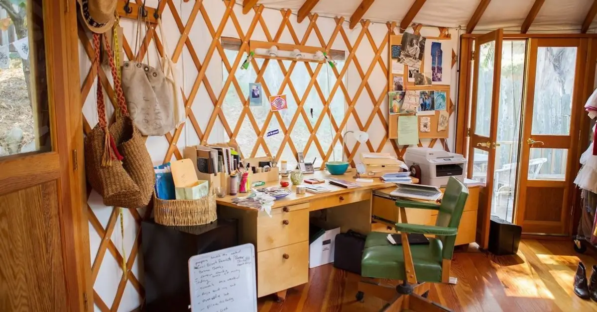 Gers in Creative Industries: Studios, Retreats & Workspaces 25 Ger Workspaces_ Blending Tradition with Innovation