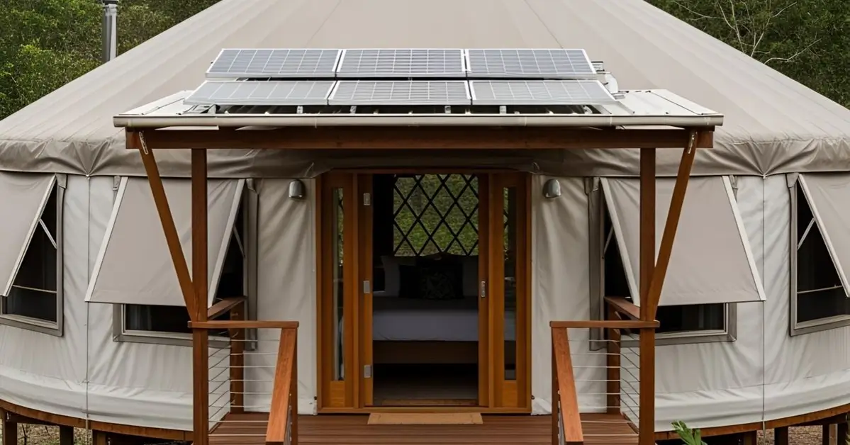 Solar-Powered Smart Yurts: Cybernomic Gers 25 Smart Yurts and Global Appeal