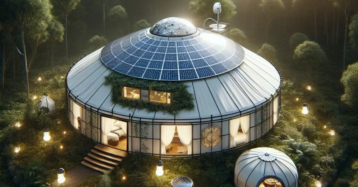 Solar-Powered Smart Yurts: Cybernomic Gers 27 The Future of Cybernomic Gers